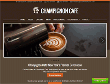 Tablet Screenshot of champignoncafe.com